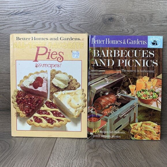 Other - Better Homes and Gardens Cookbooks Lot of 2 Pies & Barbecues Vintage